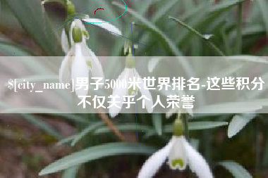 红河男子5000米世界排名-这些积分不仅关乎个人荣誉
