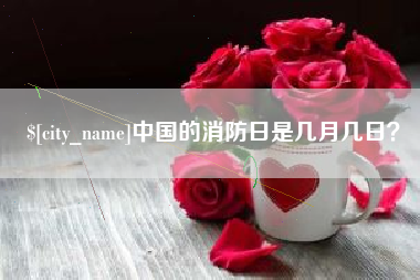红河中国的消防日是几月几日？