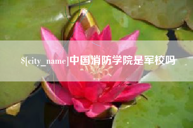 红河中国消防学院是军校吗