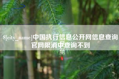 红河中国执行信息公开网信息查询官网限消中查询不到