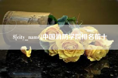 红河中国消防学院排名前十