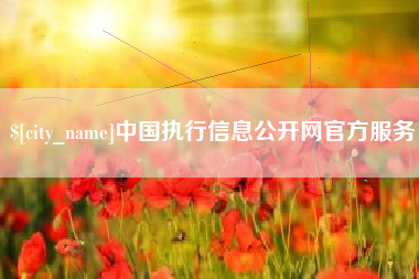 红河中国执行信息公开网官方服务