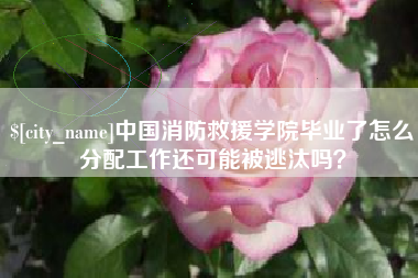 红河中国消防救援学院毕业了怎么分配工作还可能被逃汰吗？