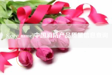 红河中国消防产品质量信息查询
