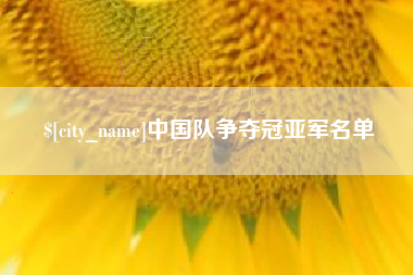 红河中国队争夺冠亚军名单