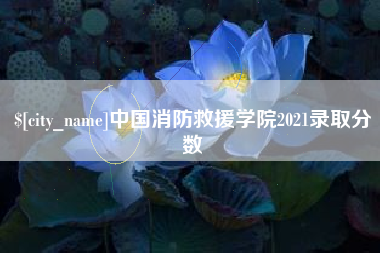 红河中国消防救援学院2021录取分数