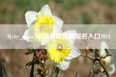 红河中国消防官网报名入口2024