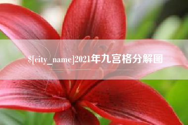 红河2021年九宫格分解图