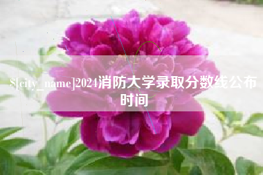 红河2024消防大学录取分数线公布时间