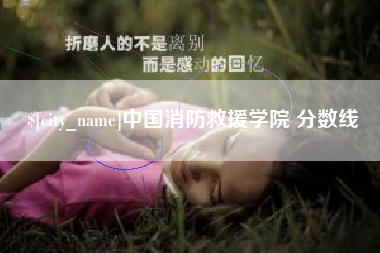 红河中国消防救援学院 分数线