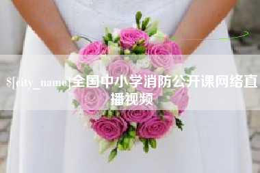 红河全国中小学消防公开课网络直播视频