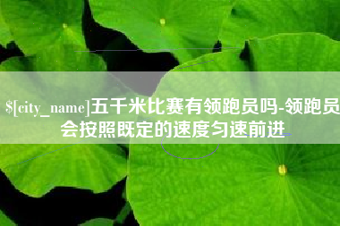 红河五千米比赛有领跑员吗-领跑员会按照既定的速度匀速前进