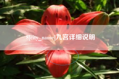 红河九宫详细说明