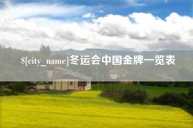红河冬运会中国金牌一览表