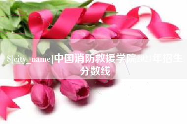 红河中国消防救援学院2021年招生分数线