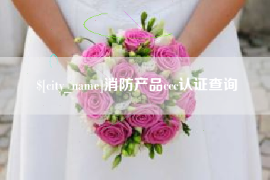 红河消防产品ccc认证查询