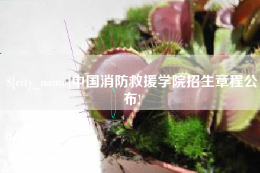 红河中国消防救援学院招生章程公布!