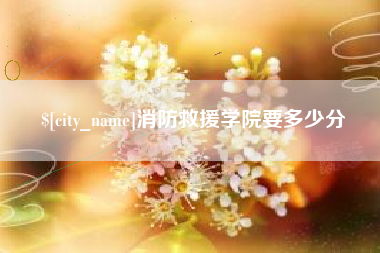 红河消防救援学院要多少分